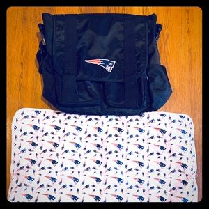 Like New! New England Patriots Diaper Bag
